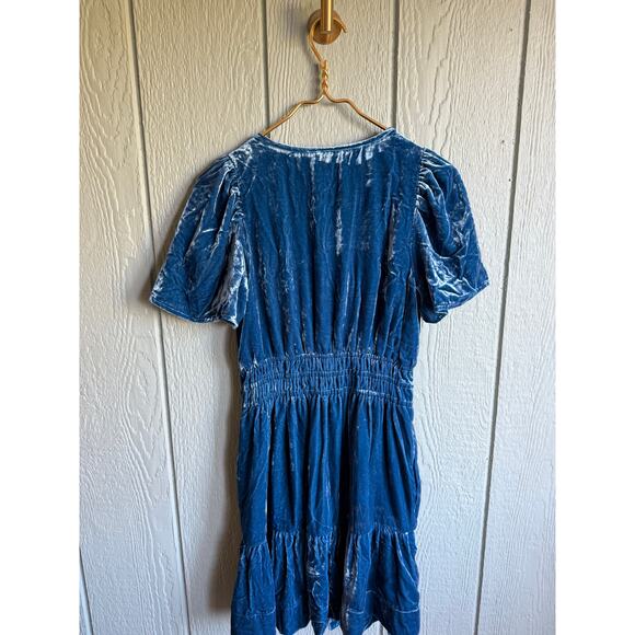 Anthropologie The Somerset Velvet Mini Dress, Medium - Picture 7 of 7